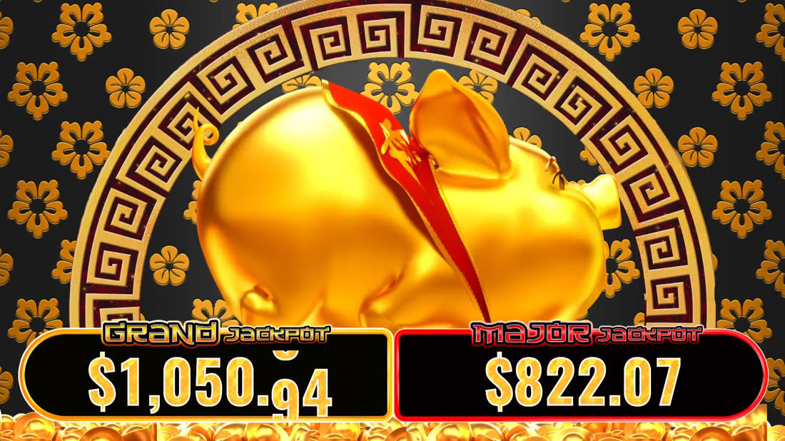 GenTwo jackpot display showing Grand and Major jackpot totals